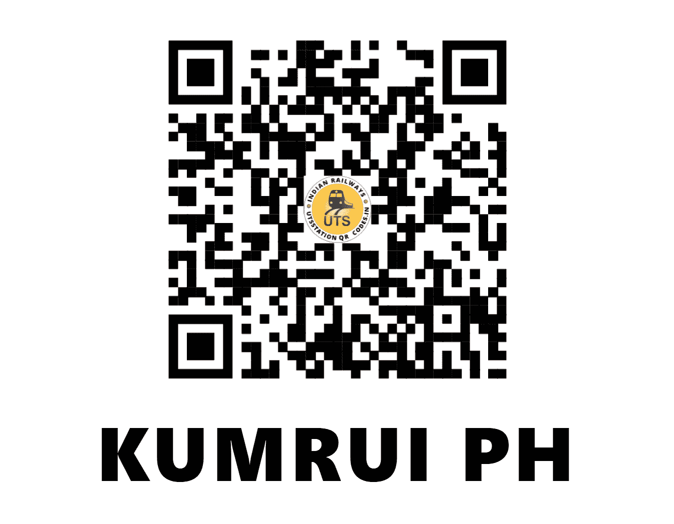 UTS QR Code for KUMRUI PH - KMRL (SE - WEST BENGAL)
